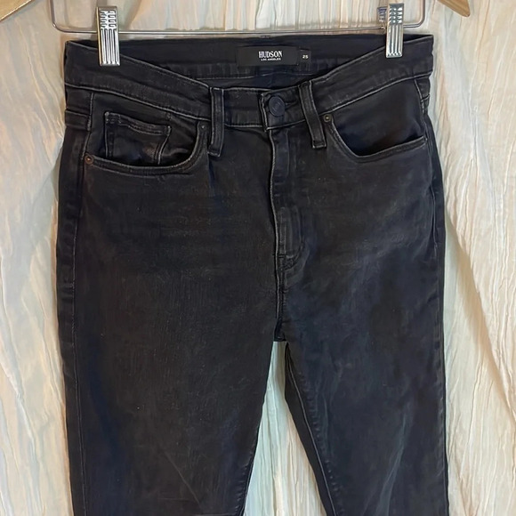 84%OFF❣️ HUDSON Barbara Super Skinny Black Jeans, 25 - Picture 12 of 13